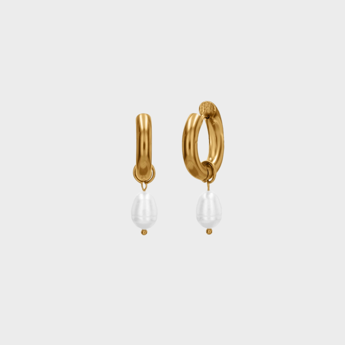 Chunky Pearl Hoops winther-studio-norway