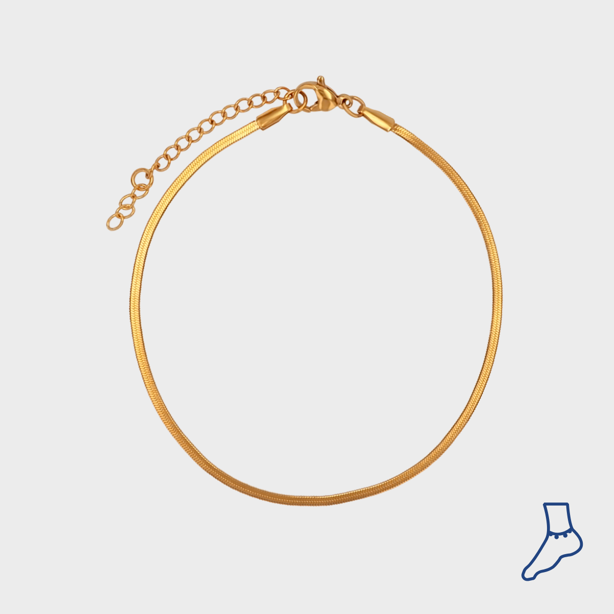 Flat Snake Ankelkjede winther-studio-norway