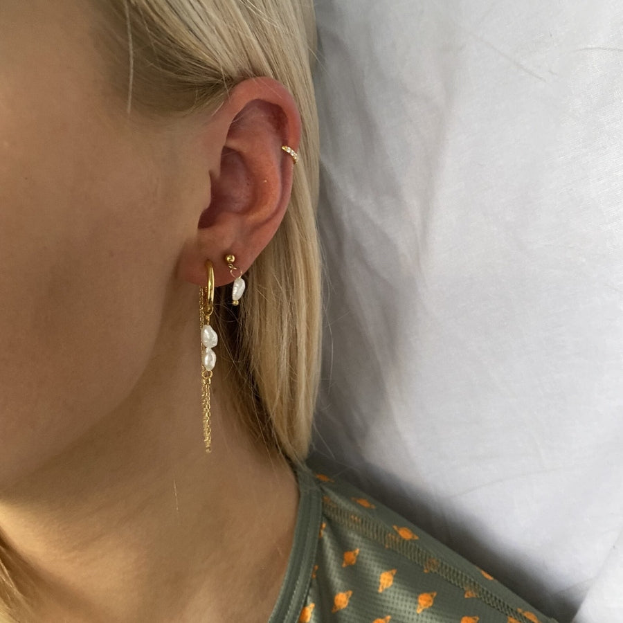 Julia Pearl Øredobber winther-studio-norway