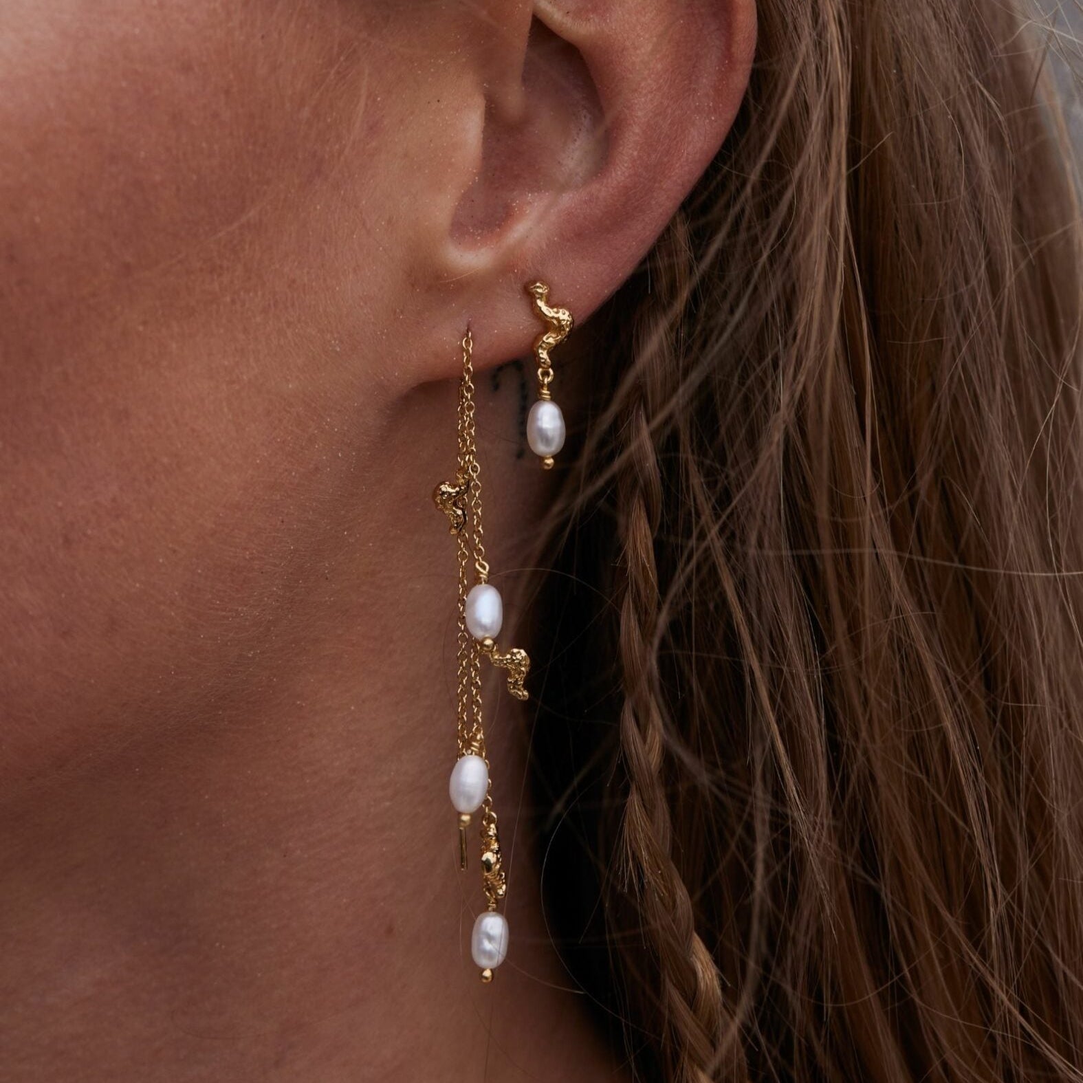 Mahi Pearl Kjedeøredobbber winther-studio-norway