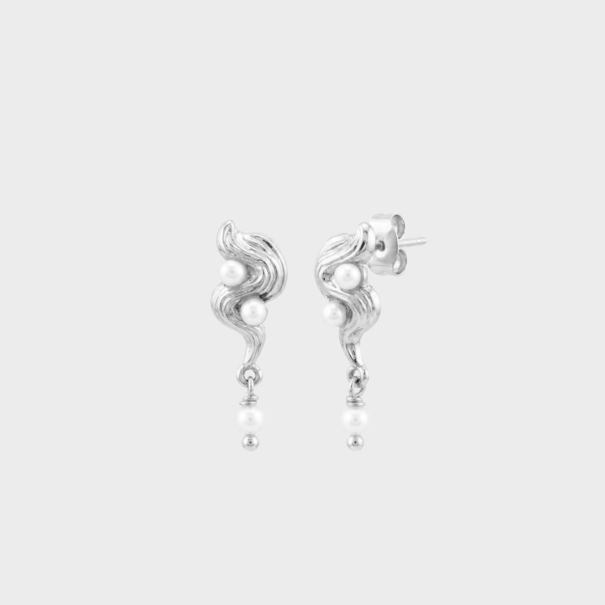 Muzi Pearl Stud-Øredobber winther-studio-norway
