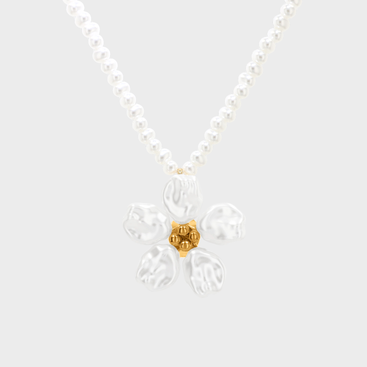 Pearly Bloom Halskjede winther-studio-norway