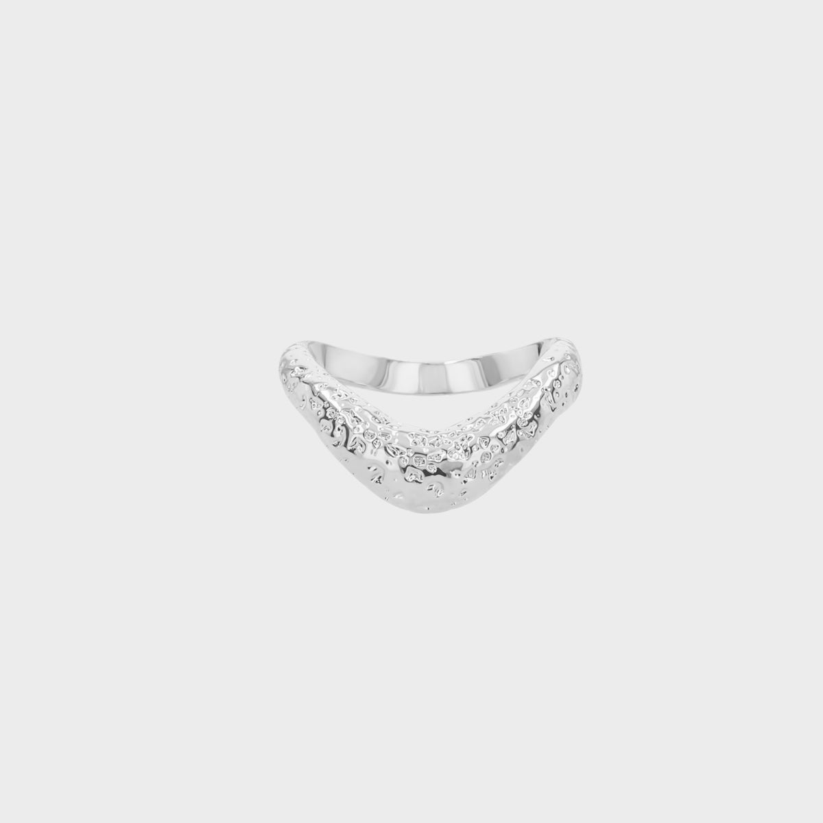 Curva Textured Ring winther-studio-norway