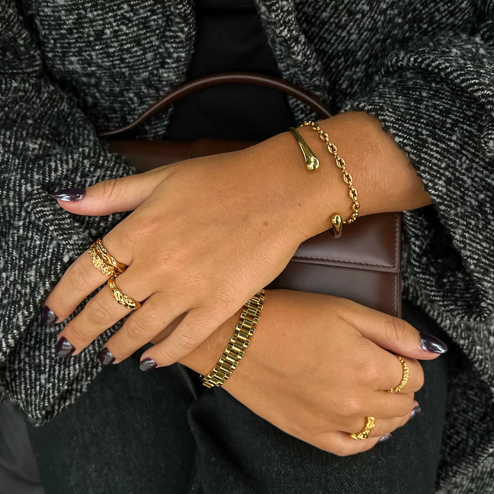 Double Drop Bangle winther-studio-norway