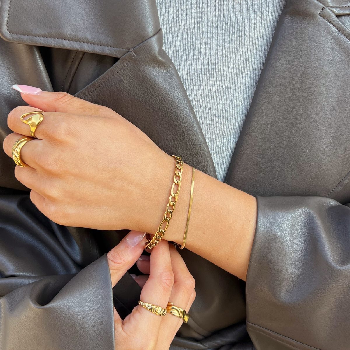 Flat Snake Armbånd winther-studio-norway