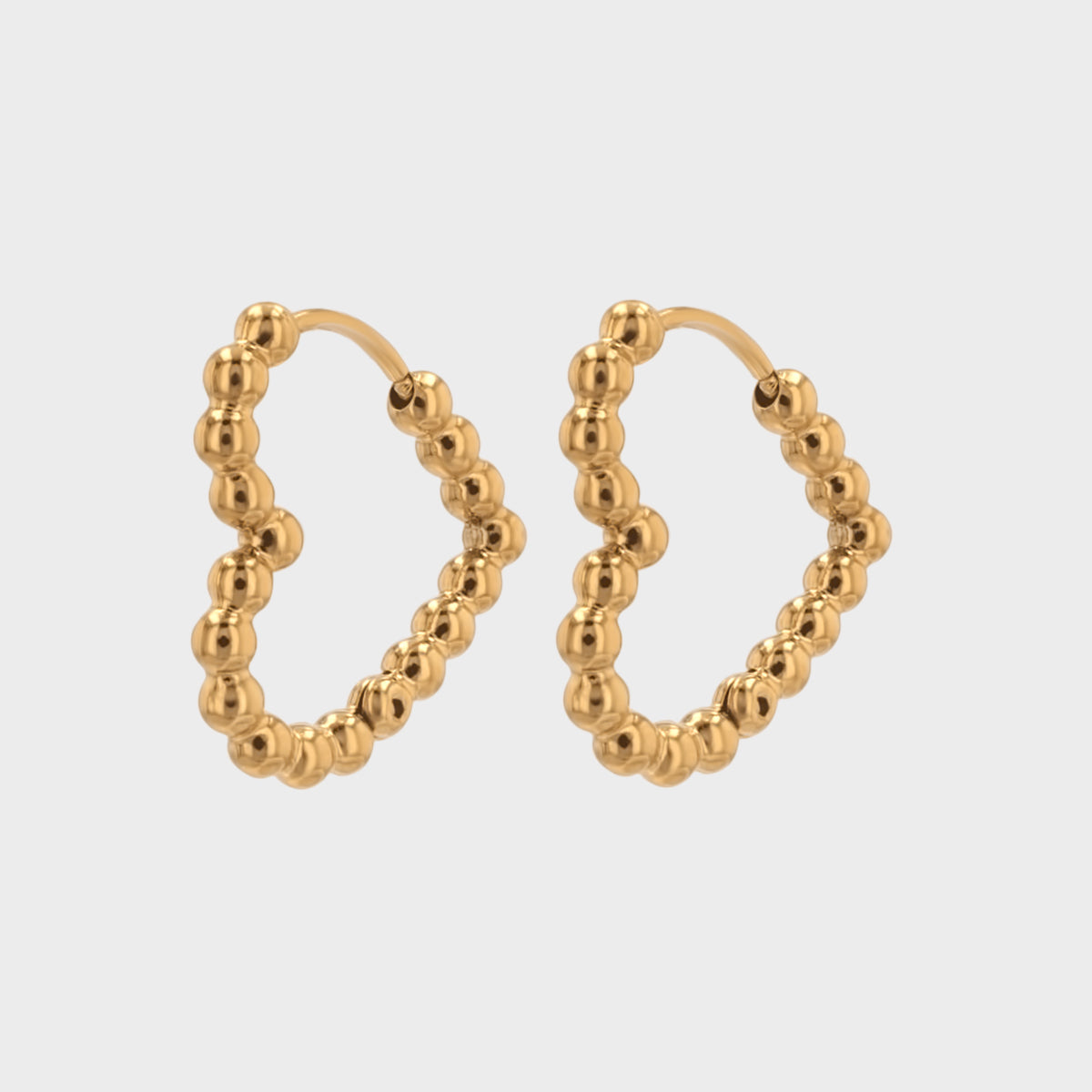 Bubble Heart Hoops winther-studio-norway