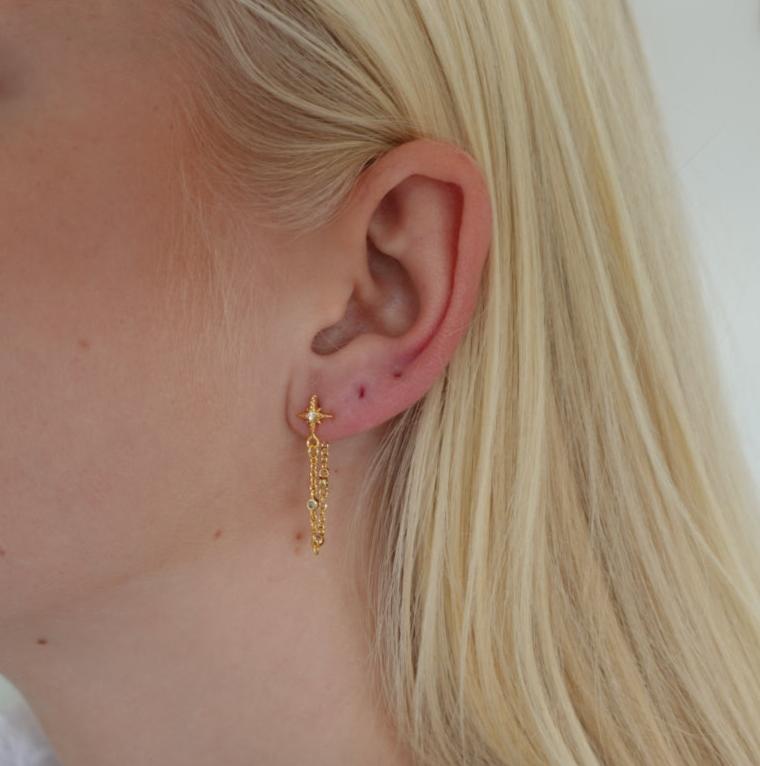 Polaris Chain Øredobber winther-studio-norway