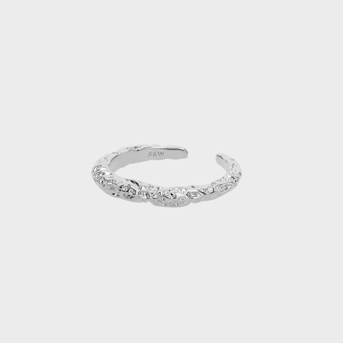 Simple Textured Ring winther-studio-norway