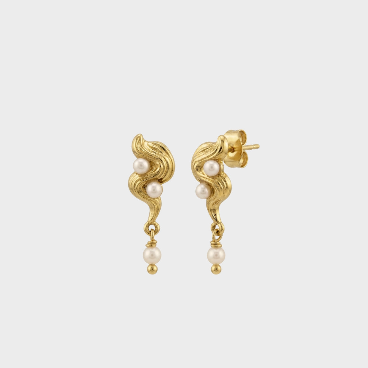 Muzi Pearl Stud-Øredobber winther-studio-norway