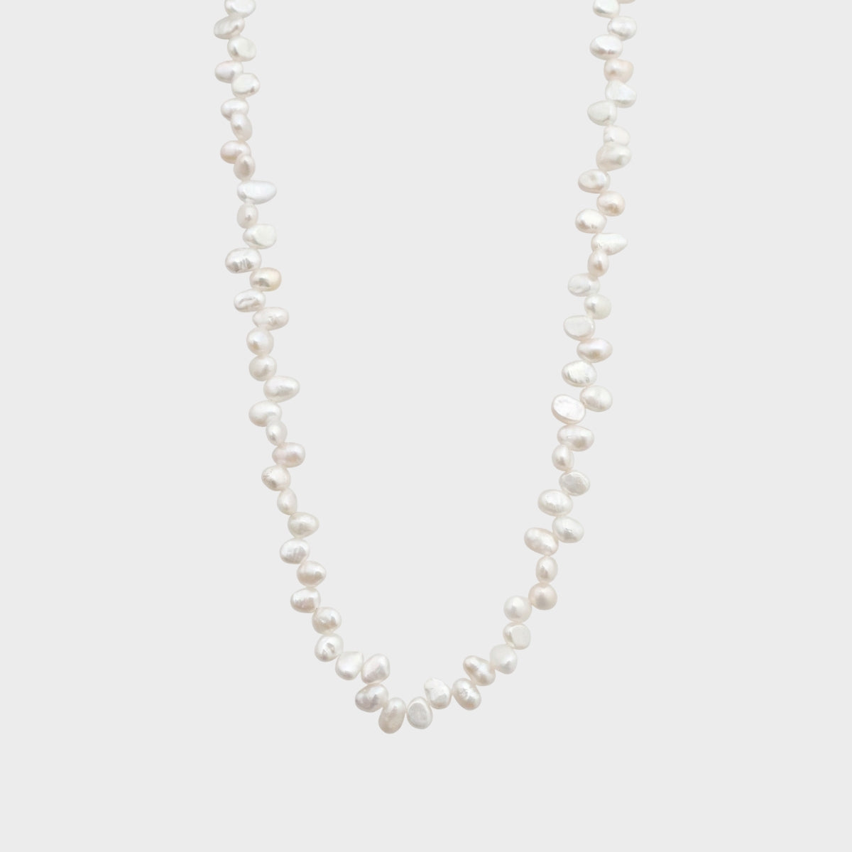 Oval Pearl Halskjede winther-studio-norway