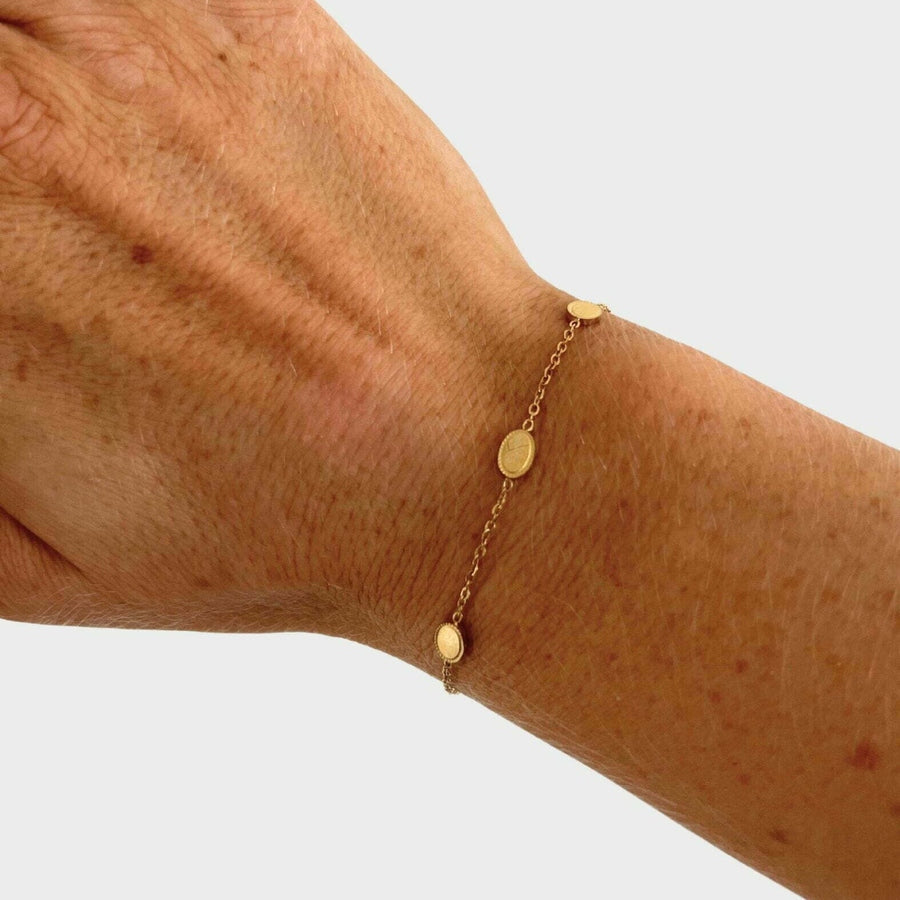 Plate Charm Armbånd winther-studio-norway