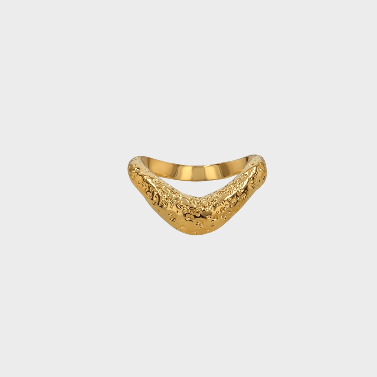 Curva Textured Ring winther-studio-norway