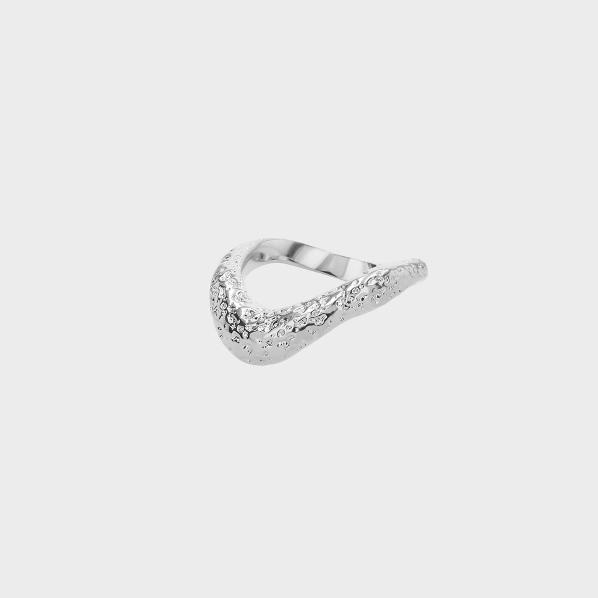 Curva Textured Ring winther-studio-norway