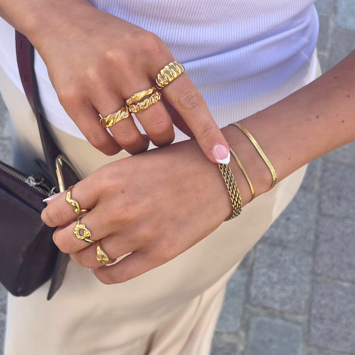 Flat Snake Armbånd winther-studio-norway