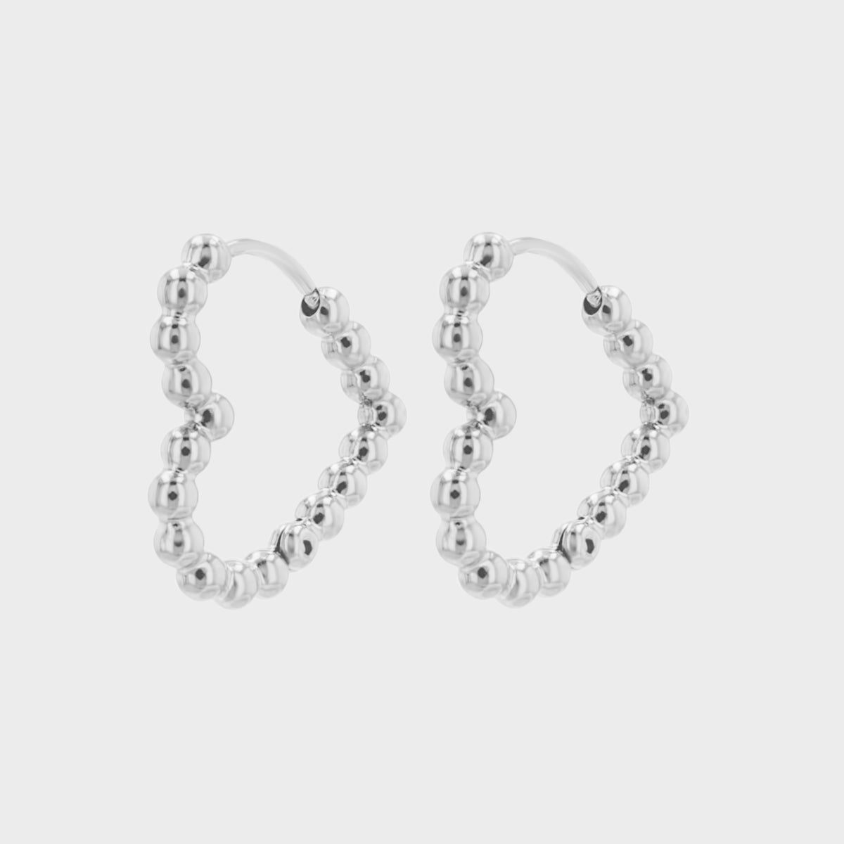 Bubble Heart Hoops winther-studio-norway