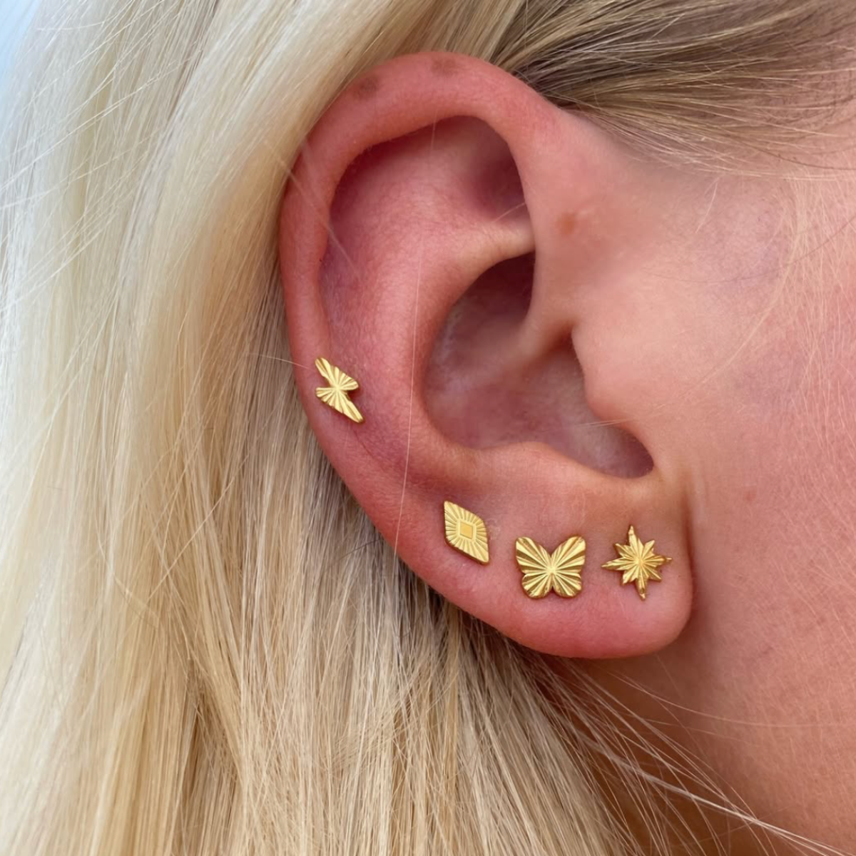 Lightning Stud-Øredobber winther-studio-norway