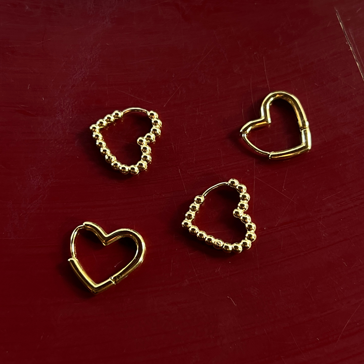 Simple Heart Hoops winther-studio-norway